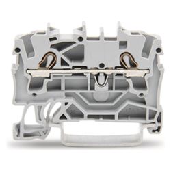 Wago 2-Leiter-Durchgangsklemme TOPJOB S 2002-1201, 2,5mm2, 800V, 24A, Grau... WAGO-2002-1201 4017332999168 (Abb. 1)