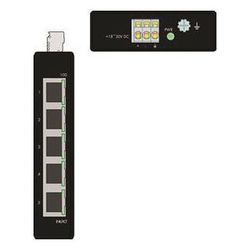 Wago Industrial-ECO-Switch 852-111, 5 Ports 100Base-TX, Stahlblech, schwarz... WAGO-852-111 4045454847593 (Abb. 1)