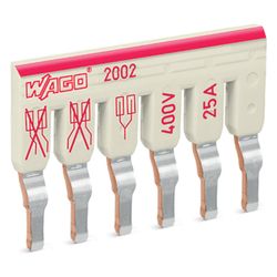 Wago Schachtelbrücker TOPJOB S 2002-476, 6 gebrückte Klemmen, 400V 25A, 5,2mm Rastermaß,... WAGO-2002-476 4055143692298 (Abb. 1)