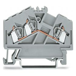 Wago 3-Leiter-Durchgangsklemme 280-641, 2,5mm2, Thermoplast, Grau... WAGO-280-641 4044918325806 (Abb. 1)