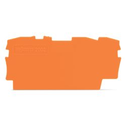 Wago Abschluss- und Zwischenplatte TOPJOB S 2002-1392, 0,8 mm, Polyamid, Orange... WAGO-2002-1392 4055143234221 (Abb. 1)
