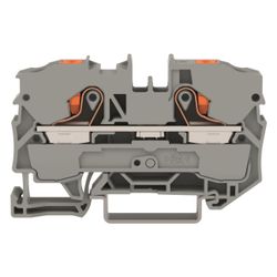 Wago 2-Leiter-Durchgangsklemme TOPJOB S 2210-1201, 10mm2, Federzuganschluss, Grau... WAGO-2210-1201 4055143735698 (Abb. 1)