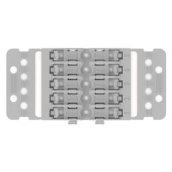 Wago Befestigungsadapter 221-2505, 5-fach, Schraubbefestigung, Polyamid, Grau... WAGO-221-2505 4066966119862 (Abb. 1)