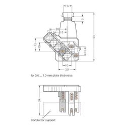 Wago Buchsenteil 267 267-225, 1 Anschlusstyp, Polyamid, Weiß/Grau... WAGO-267-225 4055143327190 (Abb. 1)