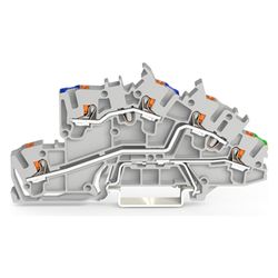 Wago Installationsetagenklemme 2203 2203-7646, 400V 31A, Polyamid, Grau... WAGO-2203-7646 4066966121957 (Abb. 1)