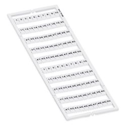 Wago WMB-Beschriftungskarte 793-5566, 5-5,2mm, 1-50, weiß... WAGO-793-5566 4044918805841 (Abb. 1)