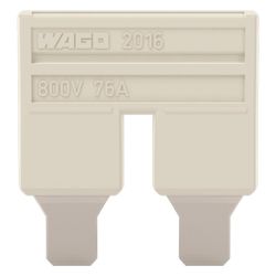 Wago Querverbinder TOPJOB S 2016-402 2-fach, 800V 76A 12mm, Polyamid, lichtgrau... WAGO-2016-402 4055143702072 (Abb. 1)