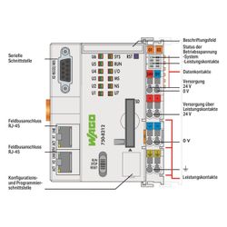 Wago Controller PFC200 750-8212, 24V, 100x78,6x100mm, Lichtgrau... WAGO-750-8212 4055143758789 (Abb. 1)