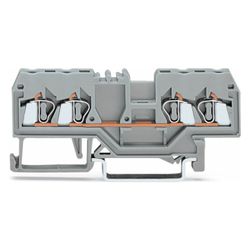 Wago 4-Leiter-Durchgangsklemme 280 280-833, 0,08-2,5 mm2, 800 V, 20 A, Grau... WAGO-280-833 4044918311328 (Abb. 1)