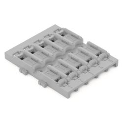 Wago Befestigungsadapter 221-2525, 5-fach, Schraubbefestigung, Polyamid, Grau... WAGO-221-2525 4066966119961 (Abb. 1)