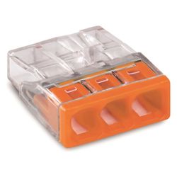 Wago COMPACT-Verbindungsdosenklemme 2273-203, 3-Leiter 0,5-2,5mm2, Polycarbonat, Transpa... WAGO-2273-203 4050821027850 (Abb. 1)