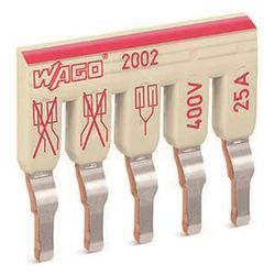Wago Schachtelbrücker TOPJOB S 2002-475, 5-fach, 400V, 25A, 5,2mm Raster, lichtgrau... WAGO-2002-475 4055143692281 (Abb. 1)