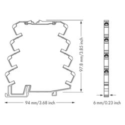 Wago Temperaturmessumformer 857-800, -200 bis 850 Grad C, Polyamid, lichtgrau... WAGO-857-800 4045454470128 (Abb. 1)