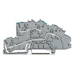 Wago Installationsetagenklemme 2003, 3 Ebenen, 32A 400V, Polyamid, Grau, 2003-7649... WAGO-2003-7649 4044918925624 (Abb. 1)
