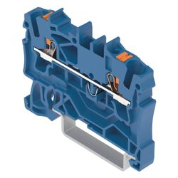 Wago 2-Leiter-Durchgangsklemme TOPJOB S 2202-1204, 2,5mm2, Blau... WAGO-2202-1204 4055143848534 (Abb. 1)