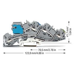 Wago Installationsetagenklemme TOPJOB S 2005-7641, 3 Ebenen 36A 250V, Polyamid, Grau... WAGO-2005-7641 4055143042239 (Abb. 1)