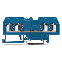 Wago 4-Leiter-Durchgangsklemme 280, 0,08-2,5 mm2, 800V, 20A, Blau, 280-834... WAGO-280-834 4044918311427 (Abb. 1)