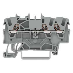 Wago 3-Leiter-Durchgangsklemme TOPJOB S 2001-1301, 1,5mm2, 800V, 18A, Grau... WAGO-2001-1301 4017332998628 (Abb. 1)