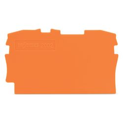 Wago Abschluss- und Zwischenplatte TOPJOB S 2002-1292, 0,8 mm, Polyamid, Orange... WAGO-2002-1292 4055143234207 (Abb. 1)