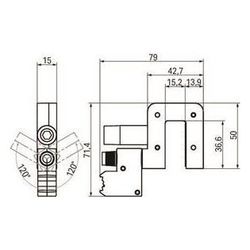 Wago Potentialabgriff 855-8015, 400V, 4-15mm Schienendicke... WAGO-855-8015 4055143720076 (Abb. 1)