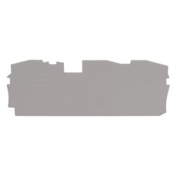 Wago Abschluss- und Zwischenplatte 2016-1391, 1mm, Grau... WAGO-2016-1391 4044918121859 (Abb. 1)