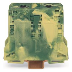 Wago 2-Leiter-Schutzleiterklemme 285, 10-50mm2, Federzuganschluss, Polyamid, Grün/Gelb, 2... WAGO-285-157 4045454507435 (Abb. 1)
