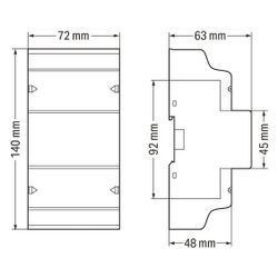 Wago Energiezähler 879-3000, 65A, 4PU, PC 940 A... WAGO-879-3000 4066966125405 (Abb. 1)