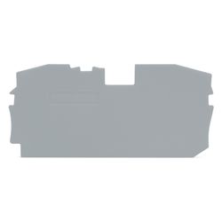 Wago Abschluss- und Zwischenplatte TOPJOB S 2016-1291, 1mm, Polyamid, Grau... WAGO-2016-1291 4044918121835 (Abb. 1)