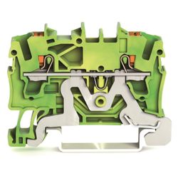 Wago 2-Leiter-Schutzleiterklemme TOPJOB S 2202-1207, 0,25-4mm2, Thermoplast, Grün/Gelb... WAGO-2202-1207 4055143848541 (Abb. 1)
