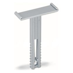 Wago Gruppenschildträger 249-119, 10mm Breite, 43,5-59,5mm Höhe, Kunststoff, Grau... WAGO-249-119 4017332188371 (Abb. 1)