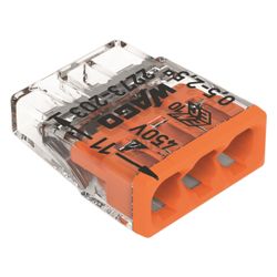 Wago COMPACT-Verbindungsdosenklemme 2273-203, 3-Leiter 0,5-2,5mm2, Polycarbonat, Transpa... WAGO-2273-203 4050821027850 (Abb. 1)