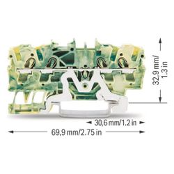 Wago Schutzleiterklemme TOPJOB S 2002-1407, 0,25-4mm2, Federzuganschluss, Thermoplast, ... WAGO-2002-1407 4017332999311 (Abb. 1)