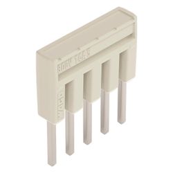 Wago Querverbinder 2000-405, 5-fach, 800V, 14A, 3,5mm Raster, isoliert, Lichtgrau... WAGO-2000-405 4055143695633 (Abb. 1)
