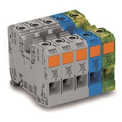 Wago Drehstromset 285-139, 35mm2, 125A, 1000V, Federzuganschluss, Mehrfarbig... WAGO-285-139 4045454584252 (Abb. 1)