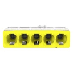 Wago COMPACT-Verbindungsdosenklemme 2273 2273-205, 5-Leiter 0,5-2,5mm2, Polycarbonat, Ge... WAGO-2273-205 4050821027874 (Abb. 1)