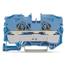 Wago 2-Leiter-Durchgangsklemme TOPJOB S 2010-1204, 10mm2, 800V, 57A, Blau... WAGO-2010-1204 4017332076166 (Abb. 1)