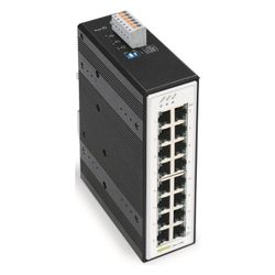 Wago Industrial-Switch 852-1106, 16 Ports 1000 Mbit/s, Aluminium, metallisch schwarz... WAGO-852-1106 4055143604659 (Abb. 1)