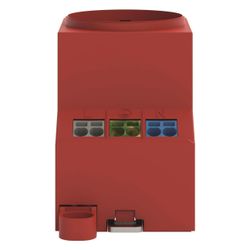 Wago Schaltschrank-Steckdose 709-583, 250V 16A, Polyamid, Rot... WAGO-709-583 4055143718301 (Abb. 1)