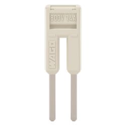 Wago Querverbinder 2000-402, 2-fach, 800V, 14A, 3,5mm, isoliert, lichtgrau... WAGO-2000-402 4055143692441 (Abb. 1)