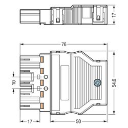 Wago Steckerteil WINSTA MIDI 770-115, 5-polig 400V 25A, Polyamid, Schwarz... WAGO-770-115 4044918254441 (Abb. 1)