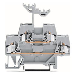 Wago Doppelstockklemme 280 280-519, 2,5mm2, 500V, 20A, Thermoplast, Grau... WAGO-280-519 4050821293583 (Abb. 1)