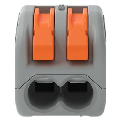Wago Verbindungsklemme 222 222-412, 0,08-2,5mm2, Grau... WAGO-222-412 4050821346470 (Abb. 1)