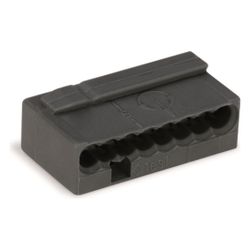 Wago MICRO-Verbindungsdosenklemme 243 243-208, 8-Leiter 0,6-0,8mm, Dunkelgrau... WAGO-243-208 4044918502634 (Abb. 1)