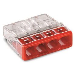 Wago COMPACT-Verbindungsdosenklemme 2273 2273-204, 4x0,5-2,5mm2, Polycarbonat, Transpare... WAGO-2273-204 4050821027867 (Abb. 1)