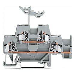 Wago Doppelstockklemme 280 280-520, 2,5mm2, 500V, 20A, Grau... WAGO-280-520 4050821214908 (Abb. 1)