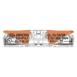 Wago Durchgangsverbinder 221, 0,2-4mm2, Transparent, 221-2411... WAGO-221-2411 4066966102666 (Abb. 1)