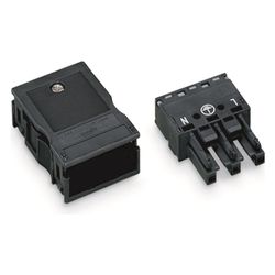 Wago Buchse WINSTA MIDI 770-103, 3-polig, 250V, 25A, Federzuganschluss, Schwarz... WAGO-770-103 4044918252096 (Abb. 1)