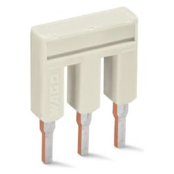 Wago Querverbinder TOPJOB S 2002-403, 3-fach 800V 25A 5,2mm, isoliert, lichtgrau... WAGO-2002-403 4055143687331 (Abb. 1)