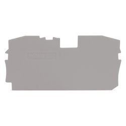 Wago Abschluss- und Zwischenplatte TOPJOB S 2010-1291, 1mm, Grau... WAGO-2010-1291 4044918144148 (Abb. 1)