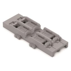 Wago Befestigungsadapter Serie 221 221-2522, 2-fach, Schraubbefestigung, Polyamid, Grau,... WAGO-221-2522 4066966119930 (Abb. 1)